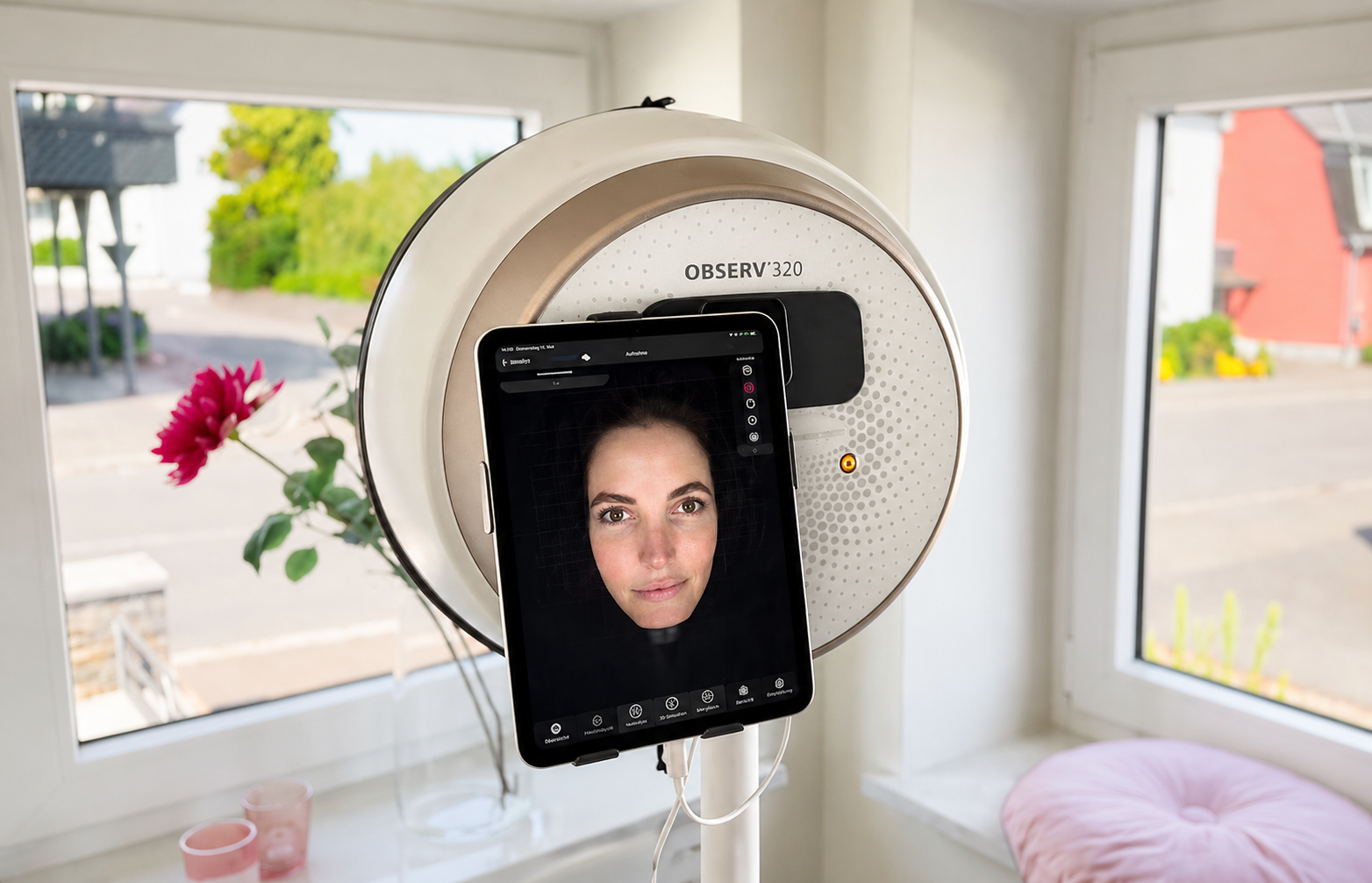 OBSERV 320 Hautanalyse-Ger&auml;t mit Live-Aufnahme im Skinconcept Studio Morbach