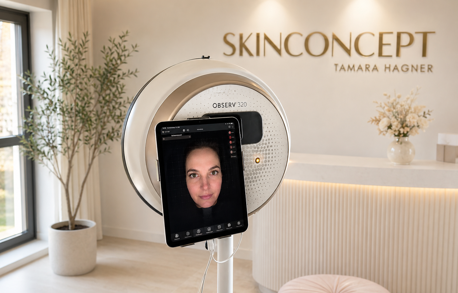 OBSERV 320 Hautanalyse-Ger&auml;t im Skinconcept Studio von Tamara Hagner
